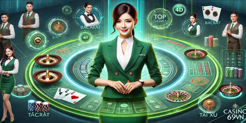 Khám phá những tựa game đỉnh cao và hấp dẫn tại Casino 69vn 2025